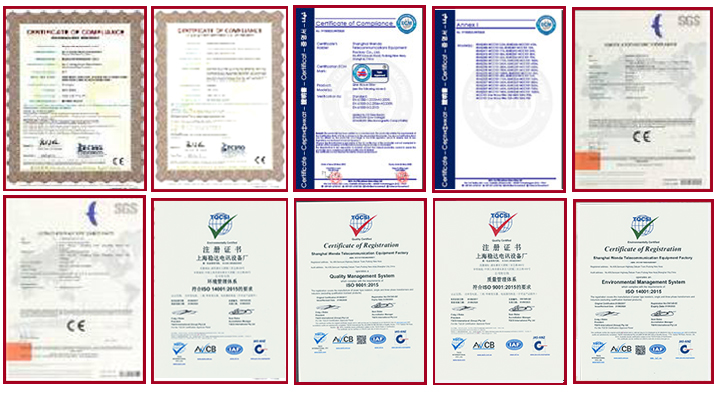 權(quán)威認(rèn)證：本廠已通過ISO9001:2015國際質(zhì)量管理體系認(rèn)證、本廠已通過ISO14001:2015環(huán)境管理體系認(rèn)證、產(chǎn)品符合CE標(biāo)準(zhǔn)